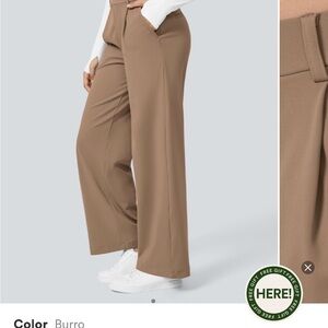 NEW Halara Women's Tan Wide-Leg Pants